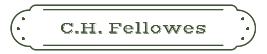 C.H. Fellowes Name Plate