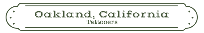 Oakland Tattooers Name Plate
