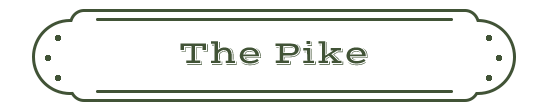 The Pike Name Plate