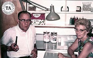 Eddie Evans and Woman