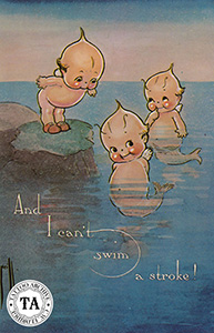 Kewpie Doll Postcard