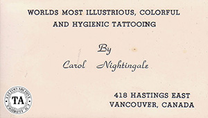 Carol Nightingale Tattoo