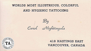 Carol Nightingale Tattoo