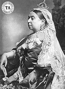 Queen Victoria in an official royal photograph.