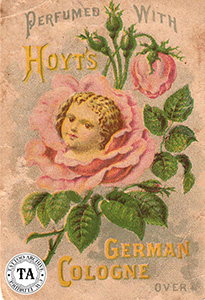 Hoyt's German Cologne trade card, (1900s)