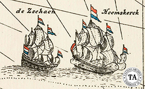 The Zeehaen and the Heemskerki