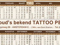 Tattoo Calendars